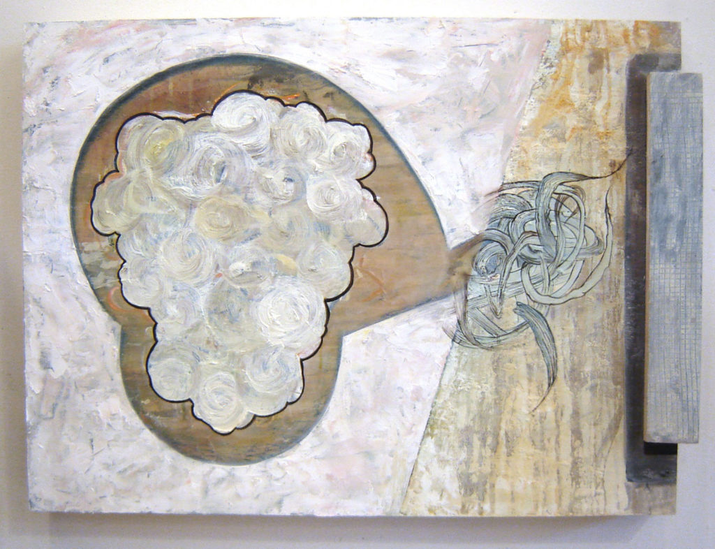 Bloom, 24" x 36" x 2.5", 2012, oil on panel