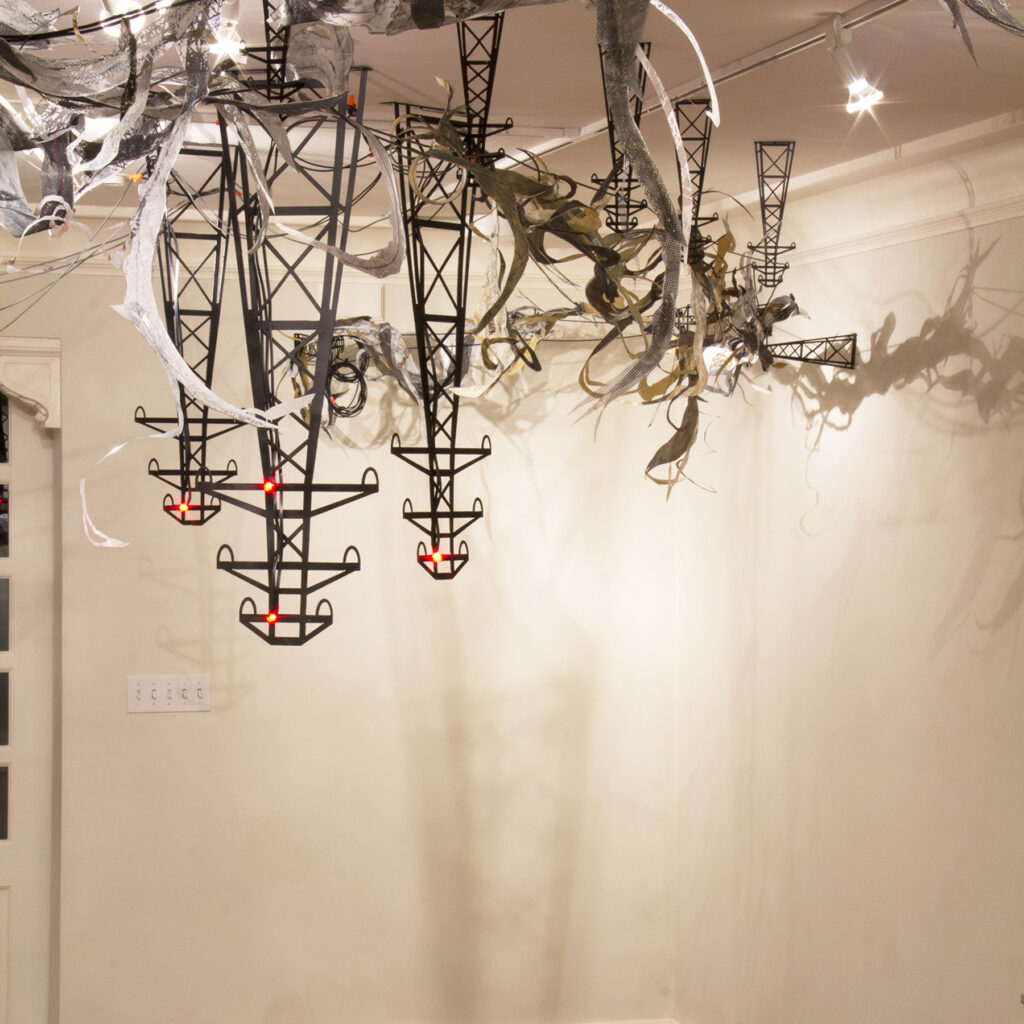 Subrural, detail, 2013, mixed media