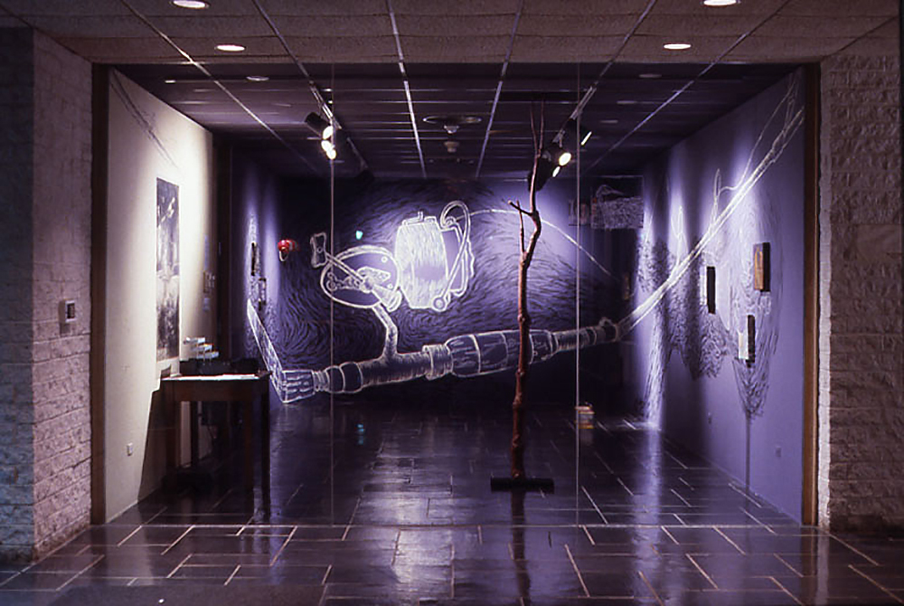 Extraordinary Father, installation view, 2001, mixed media