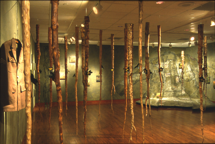 Journey, installation view, 2003, mixed media